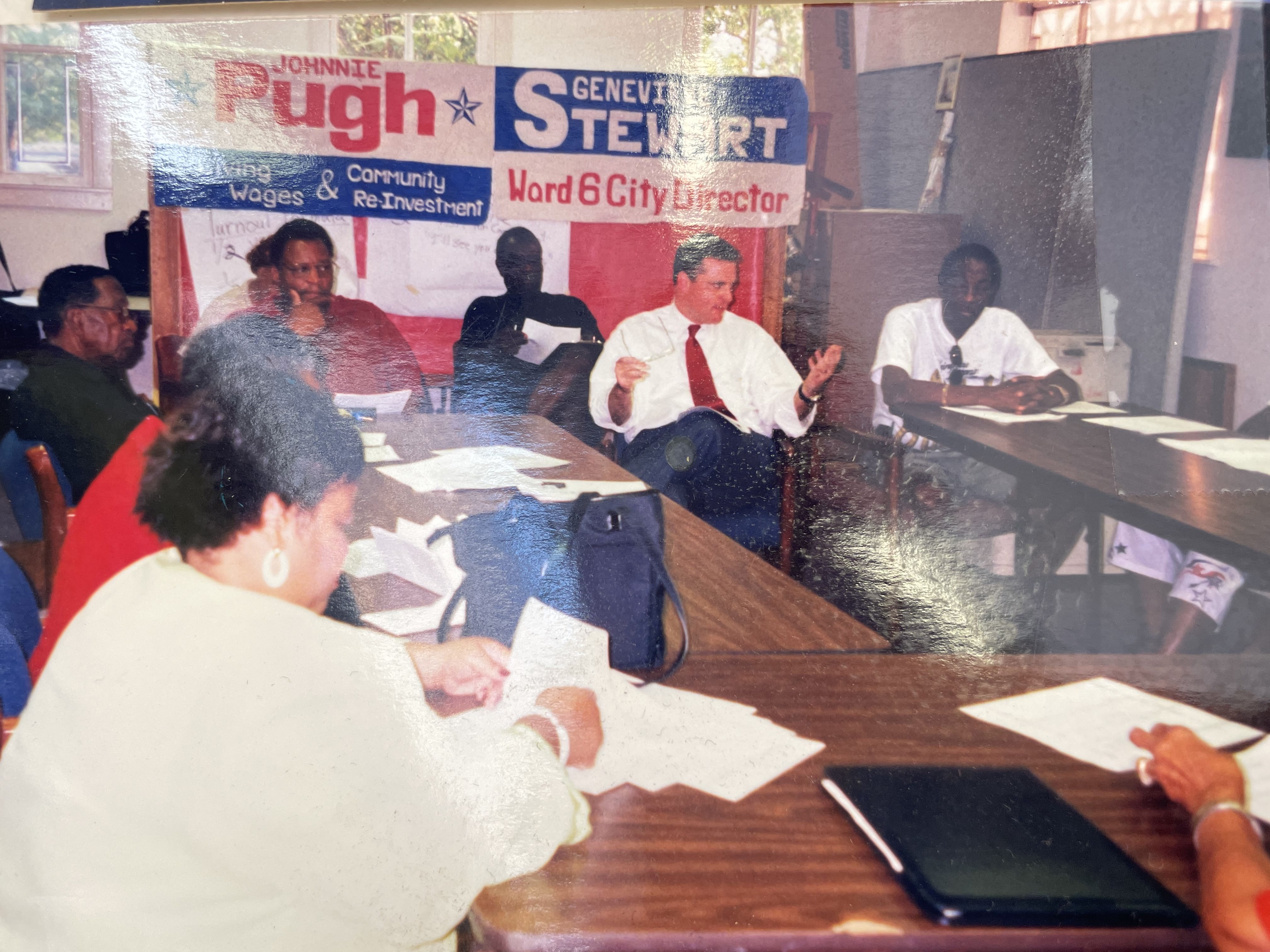 Photograph from the Arksansas Community Organizations (ACO) office in Little Rock, Arkansas.