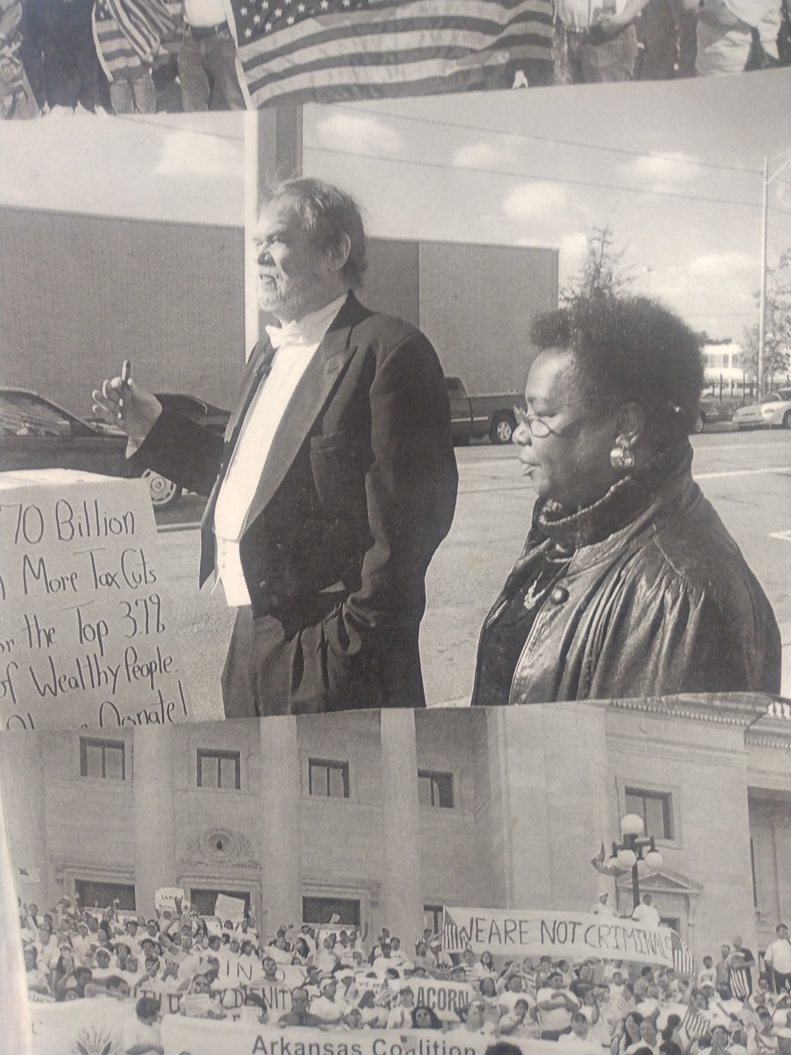 Page from Arkansas Community Organizations’ (ACO) 2017 Annual Women’s & Men’s Community Service Awards Ceremony featuring honoree Gloria Smith